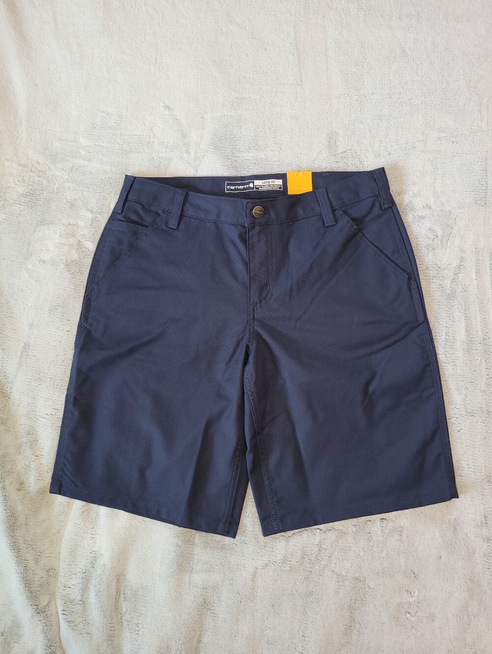 Carhartt Womens Size 10 Professional Series Rugged Flex Loose Fit Canvas Shorts